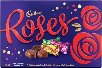 Coles Cadbury roses 450g offer