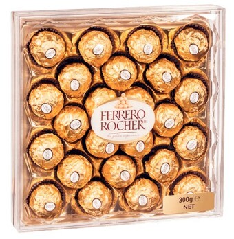Coles Ferrero rocher diamond gift box 24 pack 300g offer