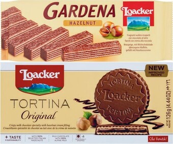 Coles Loacker tortina or gardena biscuits 126g-200g offer