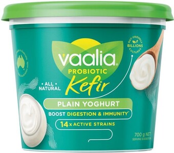Coles Vaalia probiotic kefir yoghurt 700g offer