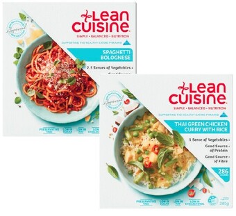 Coles Lean cuisine lunch meal 280g offer