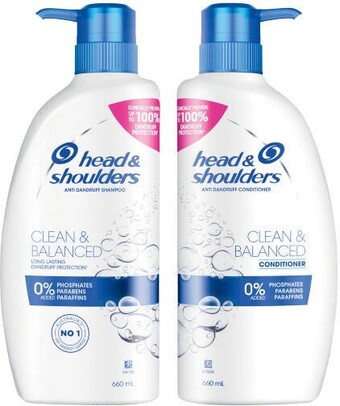 Coles Head & shoulders shampoo or conditioner 660ml offer
