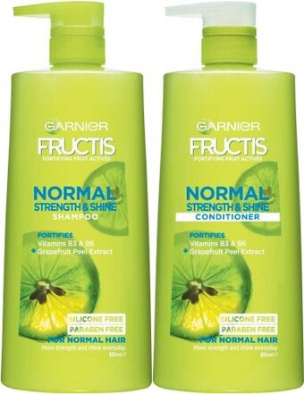 Coles Garnier fructis shampoo or conditioner 850ml offer