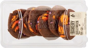 Coles Coles choc orange halloween cookies 6 pack offer