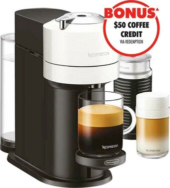 The Good Guys Nespresso Vertuo Next Bundle - White offer