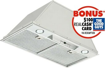The Good Guys Schweigen 60cm Silent Undermount Rangehood offer