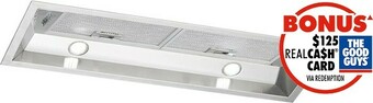 The Good Guys Schweigen 90cm Silent Undermount Rangehood offer