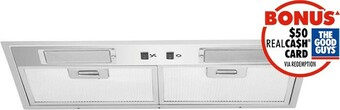 The Good Guys Schweigen 60cm Silent Undermount Rangehood offer