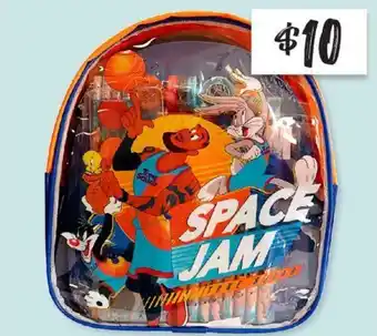 The Reject Shop Space Jam Mini Backpack Stationery Set offer