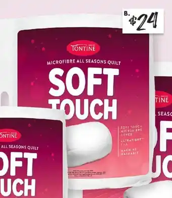 The Reject Shop Tontine Soft Touch Quilt Double Bed offer
