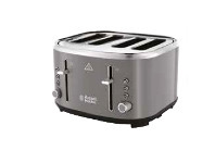 The Good Guys Russell Hobbs Legacy 4 Slice Toaster - Charcoal offer
