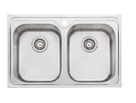 The Good Guys Oliveri Diaz Universal Double Bowl Sink offer