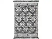 LivingStyles Mono Syeda Carved Line Modern Rug, 330x240cm offer
