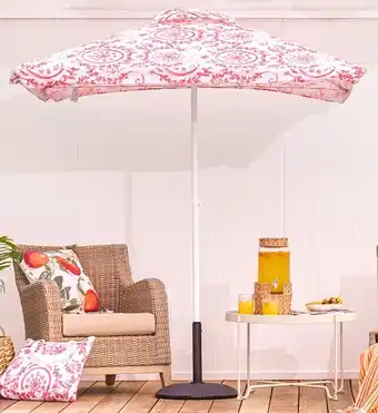 Myer Heritage rose medallion umbrella 2.4m offer