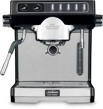 Myer Sunbeam cafe series duo espresso machine black offer