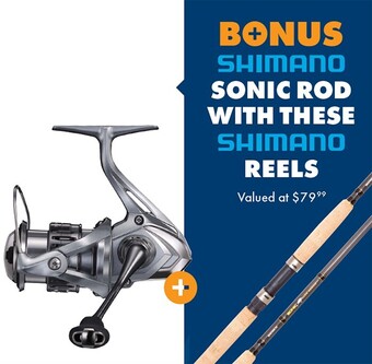 Shimano nasci spin reels
