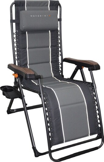 BCF Wanderer premium reclining alloy lounger offer