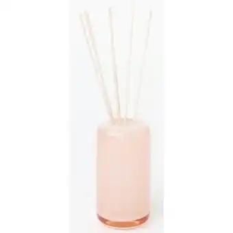 Myer Australian house & garden grapefruit reed diffuser in hand-made glass jar in pink offer