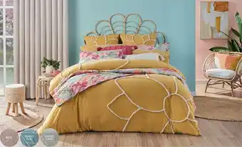 Spotlight Koo claire cotton tufted quilt cover sets offer