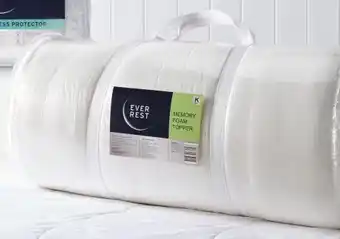 Spotlight Ever rest memory foam mattress topper offer