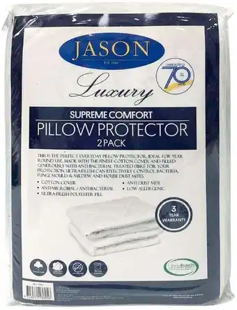 Spotlight 40% off jason supreme comfort pillow protector 2 pack offer