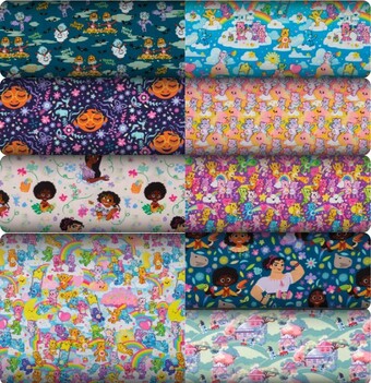 All licensed fabric