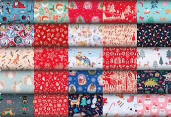 Spotlight All christmas fabric by the metre offer