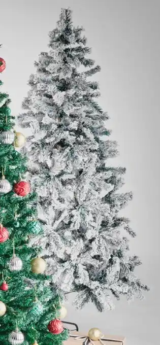 30% off jolly & joy flocked snow tree 180cm