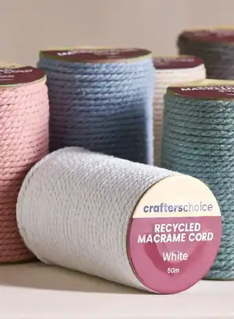Spotlight 30% off crafters choice recycled macrame offer