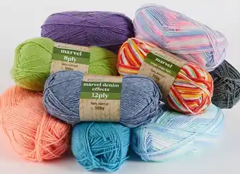 Spotlight 30% off all 4 seasons marvel yarns 100g offer
