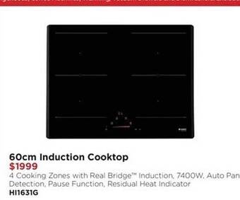 Bing Lee 60cm induction cooktop offer