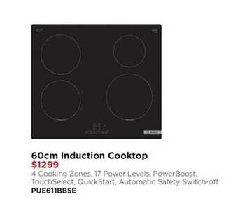 Bing Lee 60cm induction cooktop offer