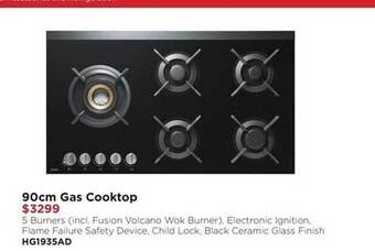 Bing Lee 90cm gas cooktop offer
