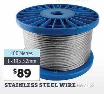 Stratco Stainless steel wire offer