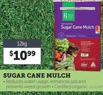 Stratco Sugar cane mulch offer
