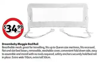 Coles Dreambaby Maggie Bed Rail offer