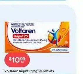 Discount Drug Stores Voltaren rapid 25mg 30 tablets offer