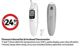 Coles Thomson Infrared Ear & Forehead Thermometer offer