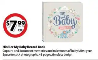 Hinkler My Baby Record Book