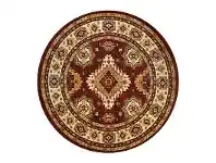LivingStyles Nevada Shila Oriental Round Rug, 160cm, Red offer
