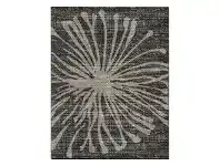 LivingStyles Serenity Felix Modern Rug, 120x170cm, Black offer