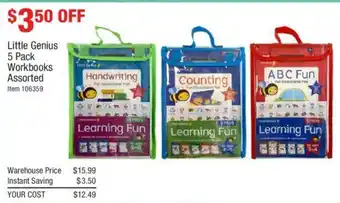 Little Genius 5 Pack Workbooks Assorted