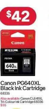 Australia Post Canon pg640xl black ink cartridge offer