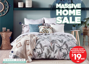 Ombre Home Wandering Nomad Quilt Cover Set (QB)