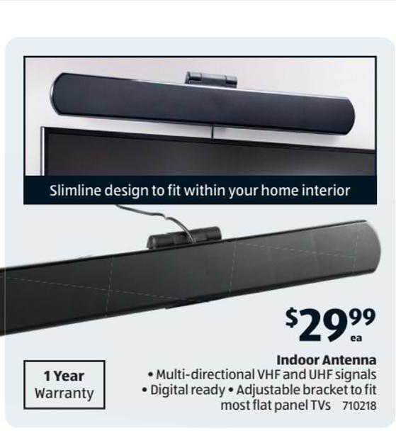 Indoor antenna offer at ALDI
