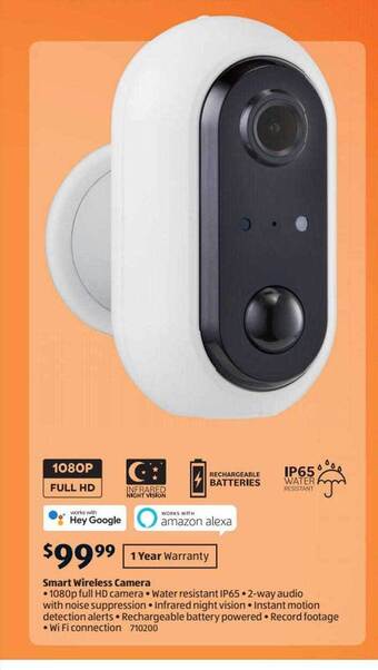 Smart wireless camera