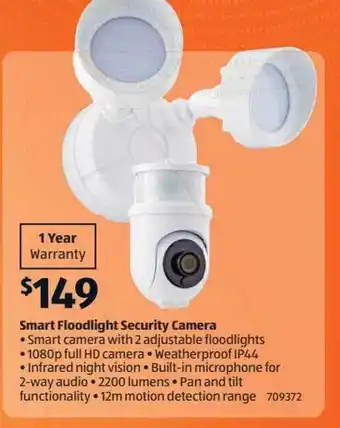 ALDI Smart floodlight security camera offer