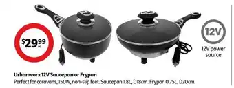 Urbanworx 12v saucepan or frypan