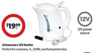 Coles Urbanworx 12v kettle offer