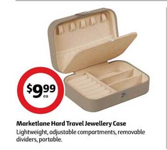 Coles Marketlane hard travel jewellery case offer